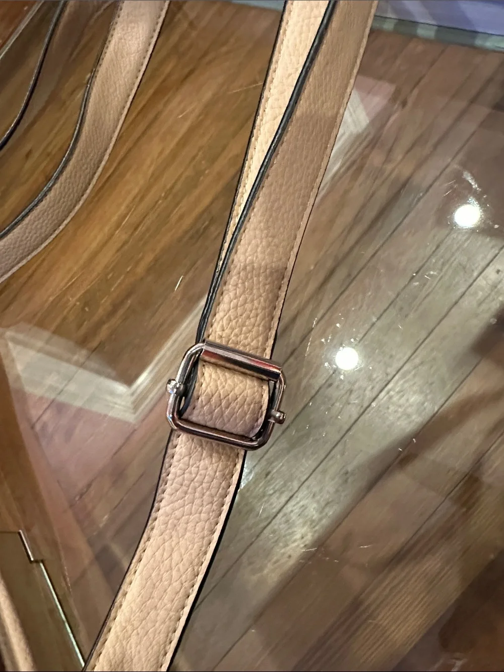 Bueno Vegan Neutral Beige Crossbody/Shoulder Bag with Front Zips